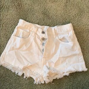 White brandy Melville shorts